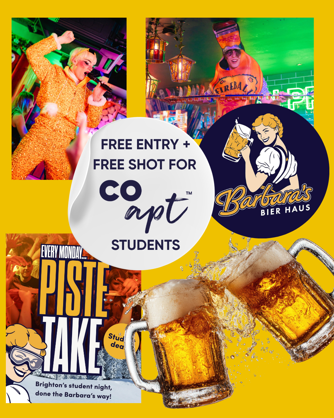 Free Entry & Shot at Barbara’s Bier Haus