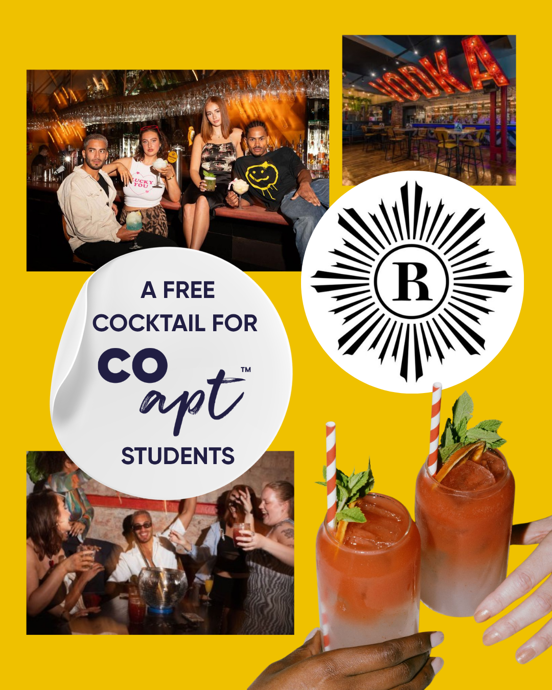 FREE Cocktail at Revolution Bar